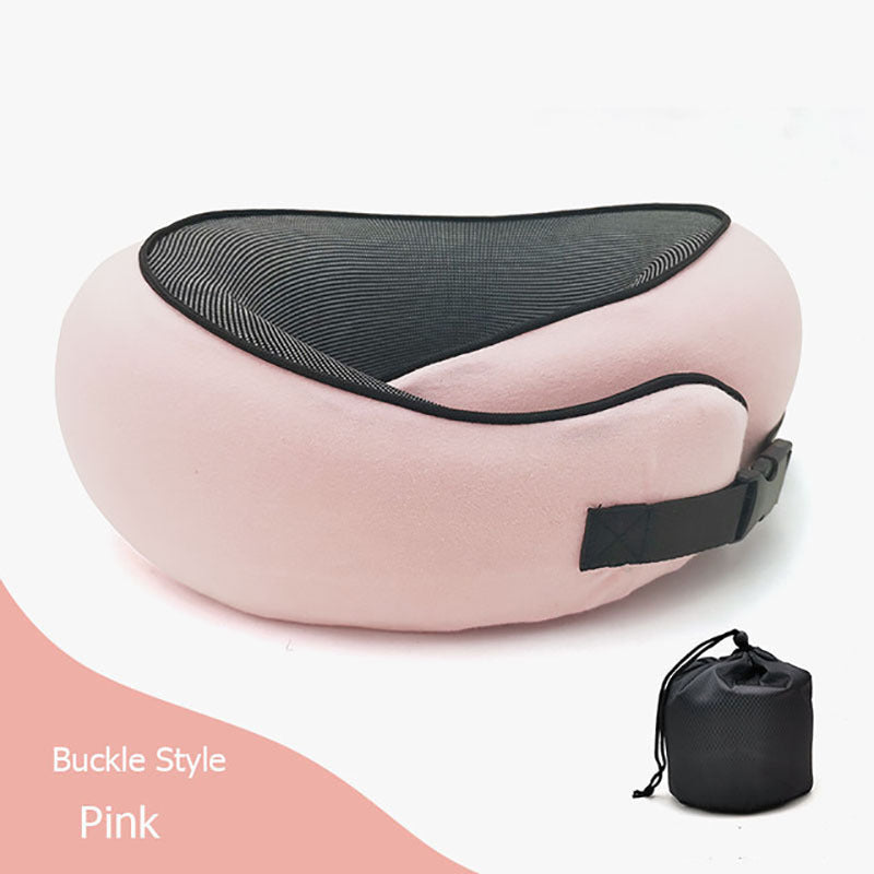 U-Shaped Travel Memory Cotton Nap Neck Pillow