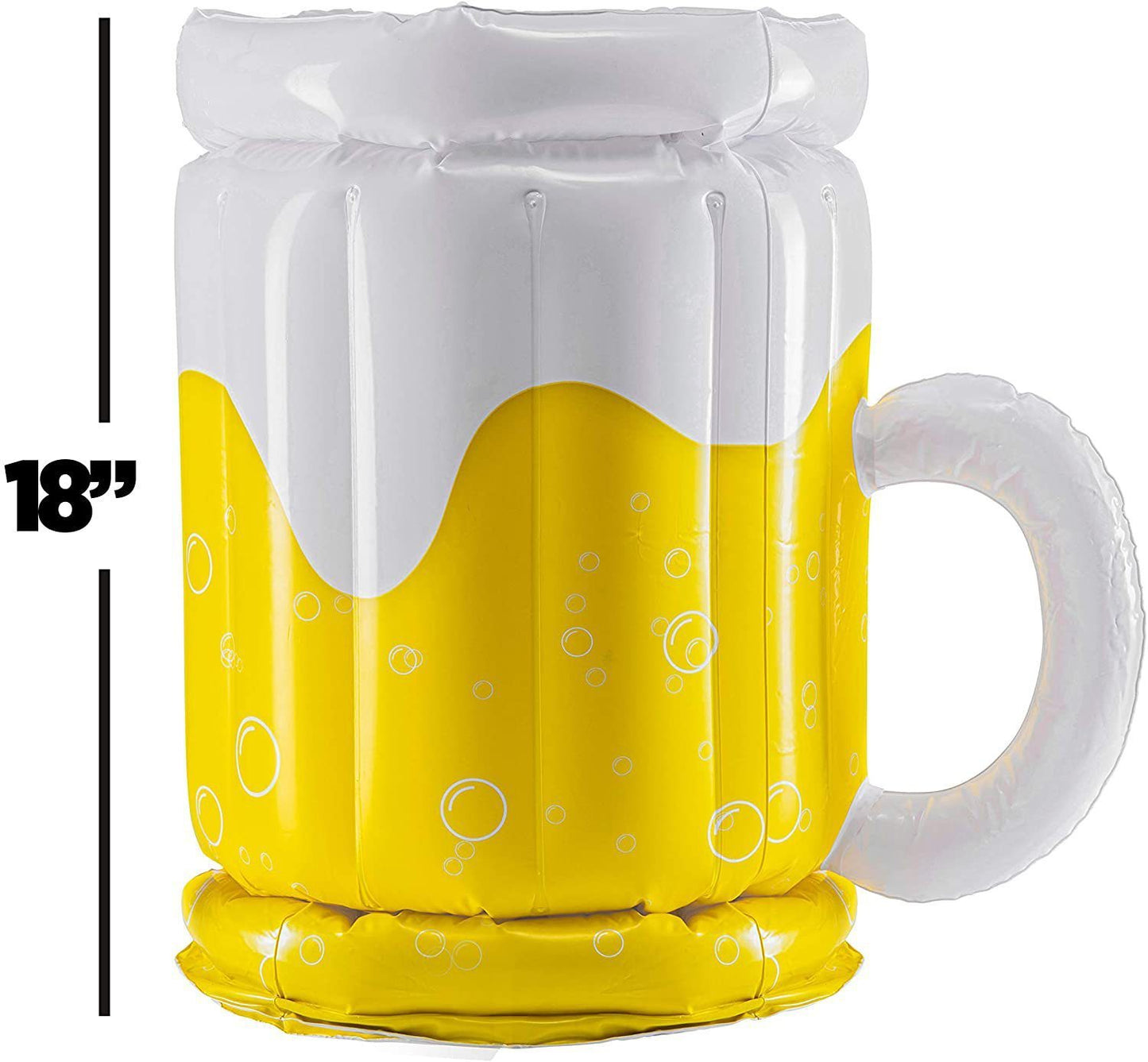 Large Inflatable Beer Mug Cooler Pool Float Drink Cooler