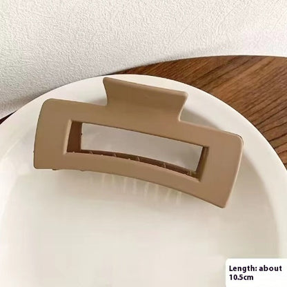 Women's Simple And Versatile Solid Color Hair Claw