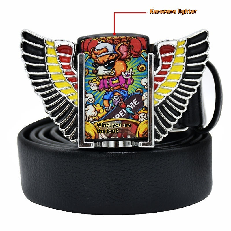 Leisure All-matching Fashion Lighter Belt