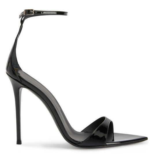 Pointed Toe Open Toe Buckle Stiletto Sandals