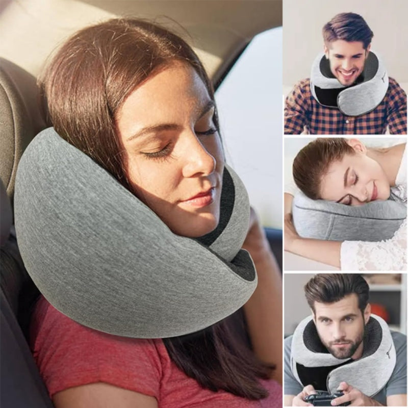 U-Shaped Travel Memory Cotton Nap Neck Pillow