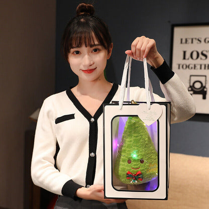 Christmas Tree Doll Decorating Throw Pillows