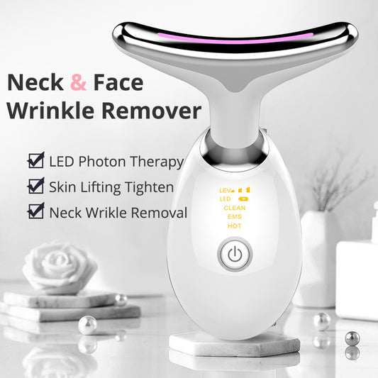 EMS Thermal Neck Lifting und Straffung Massagegerät Elektrischer Mikrostrom Faltenentferner