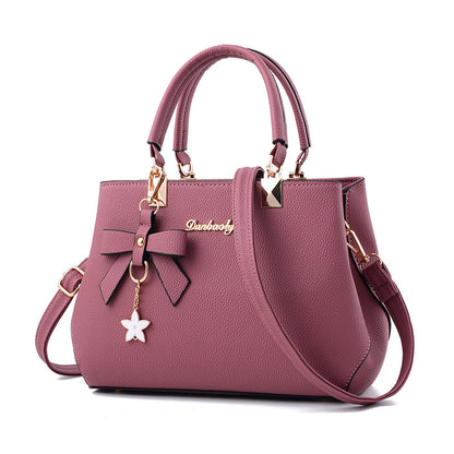 Women Shoulder Bag With Bowknot Star Pendant