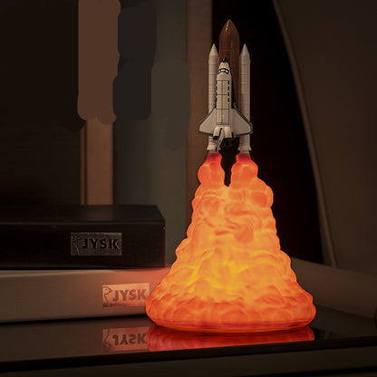 Nasa 3D Print Rocket Space Shuttle Lamp
