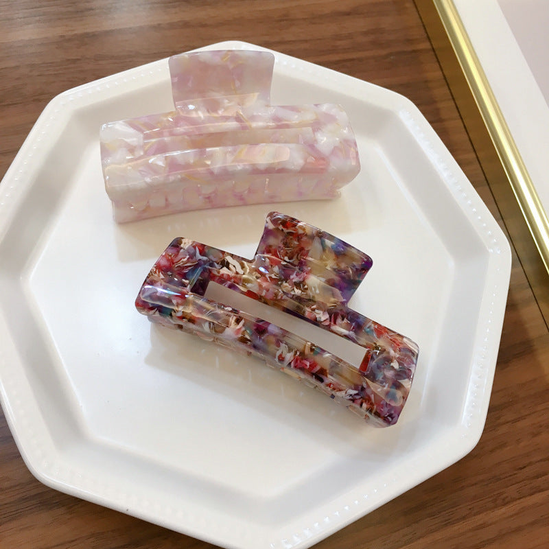 Grab Acetate Ponytail Temperament Hair Clip