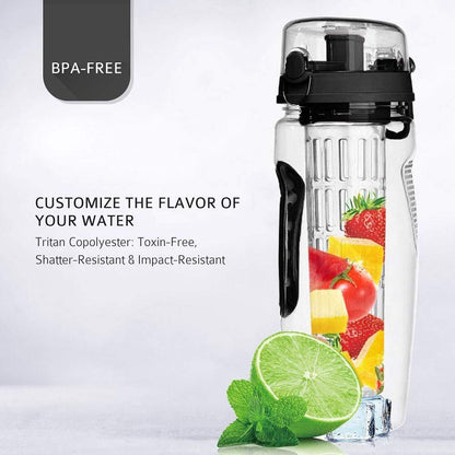 32Oz Fruit Infusing Infuser Water Bottle