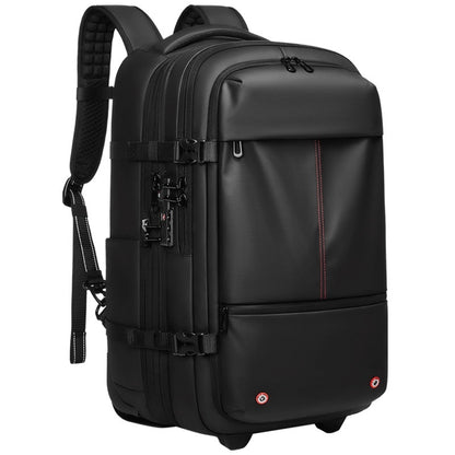 Expandable Trolley Backpack Large Capacity with Built in Vaccum Pump Option.