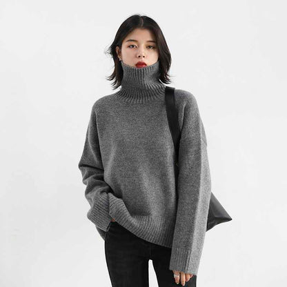 CASHMERE FUNNEL NECK JUMPER
