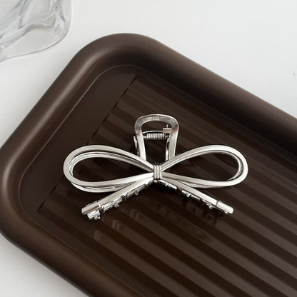 Silver Metal Barrettes Updo Hair Claw