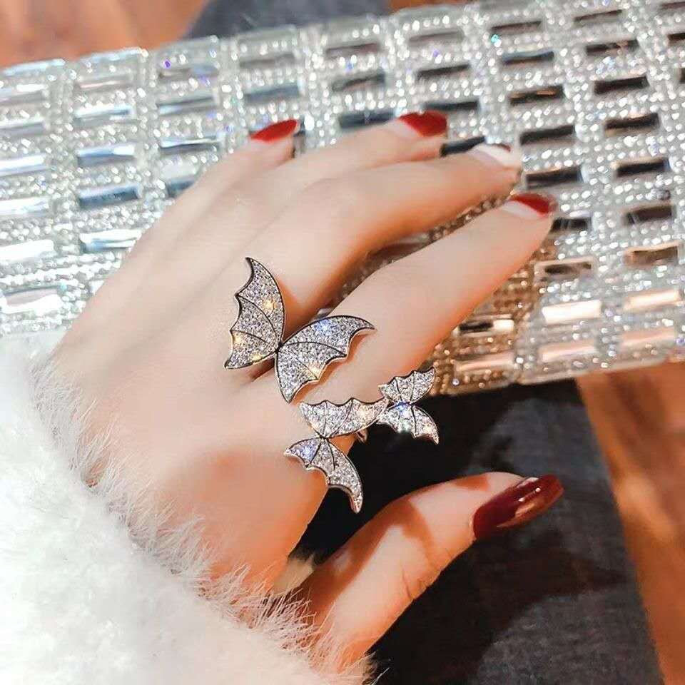 Turnable Anxiety Rings With Bead Relieve Stress Rings For Women
