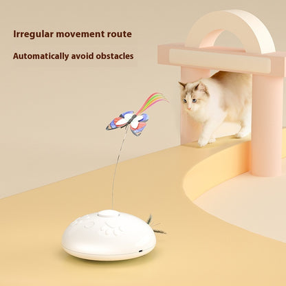 Self-Hi Relieving Stuffy Feather Electric Cat Toy