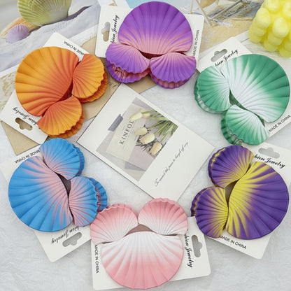 Gradient Frosted Hair Clip Set