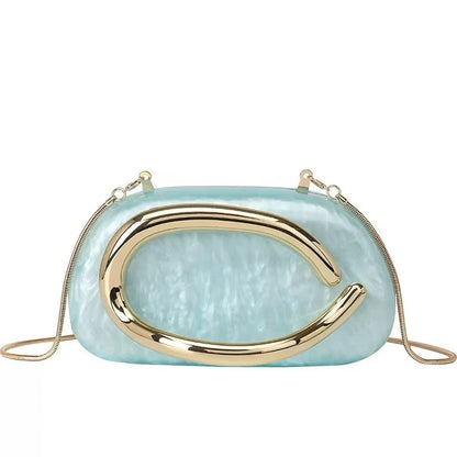 Acrylic Dinner Clutch Shoulder Crossbody Bag