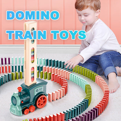 Toys Car Puzzle Automatic Release Electric Building Blocks Train Toy
