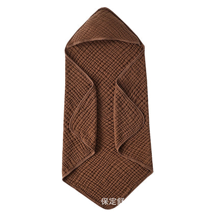 Hooded Baby Towels For Newborn Muslin Cotton