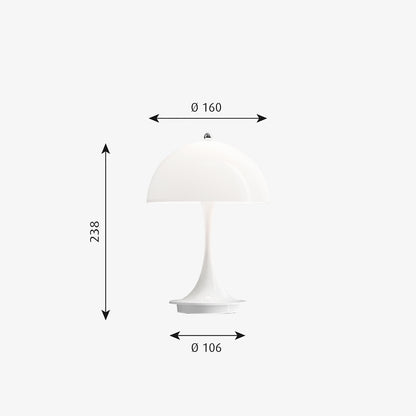 Panthella 160 Portable Table Lamp