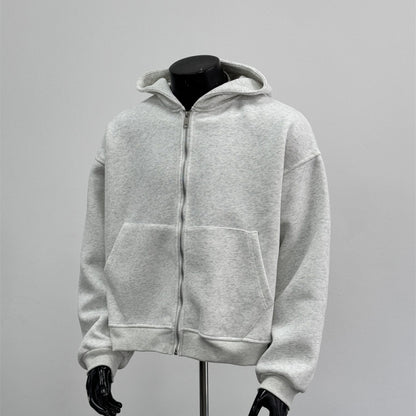 Coat Flower Gray BackPack Hoddie