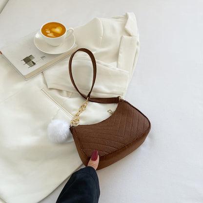 Casual Women's New Retro Solid Color Shoulder Messenger Bag