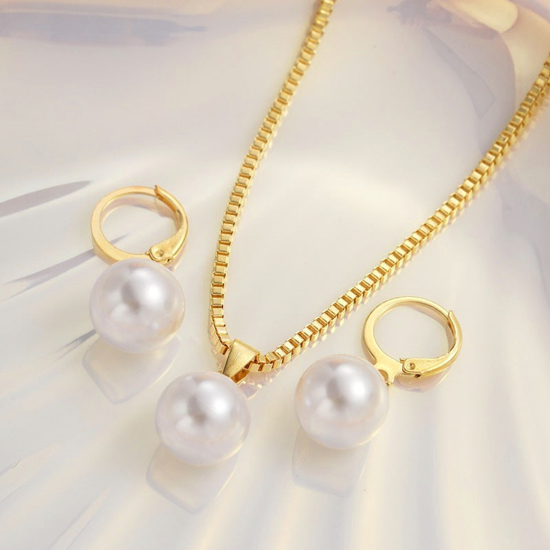 Women's High-grade Earrings Jewelry Suit