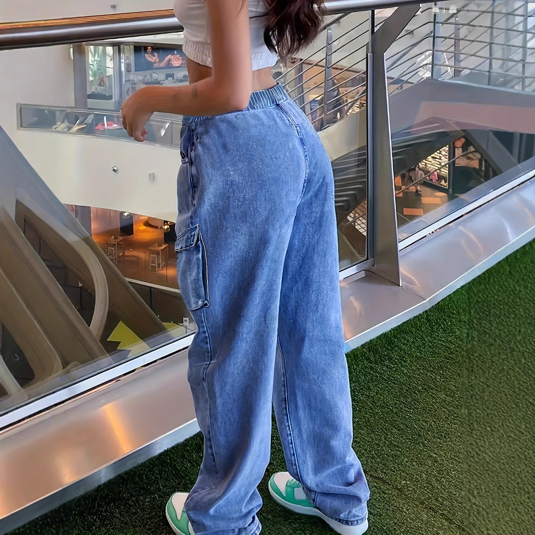 Slimming Loose Retro Jeans