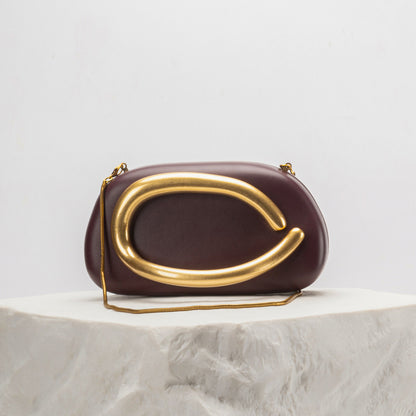 Retro Metal Decorative Clutch Box Bag