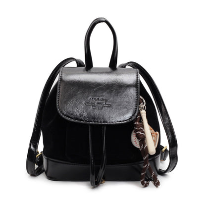 Autumn Winter Retro Suede Women's Backpack