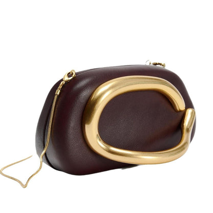 Retro Metal Decorative Clutch Box Bag