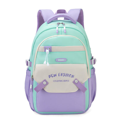 New Student Schoolbag Colorful Contrast