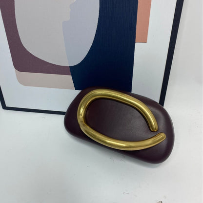 Retro Metal Decorative Clutch Box Bag