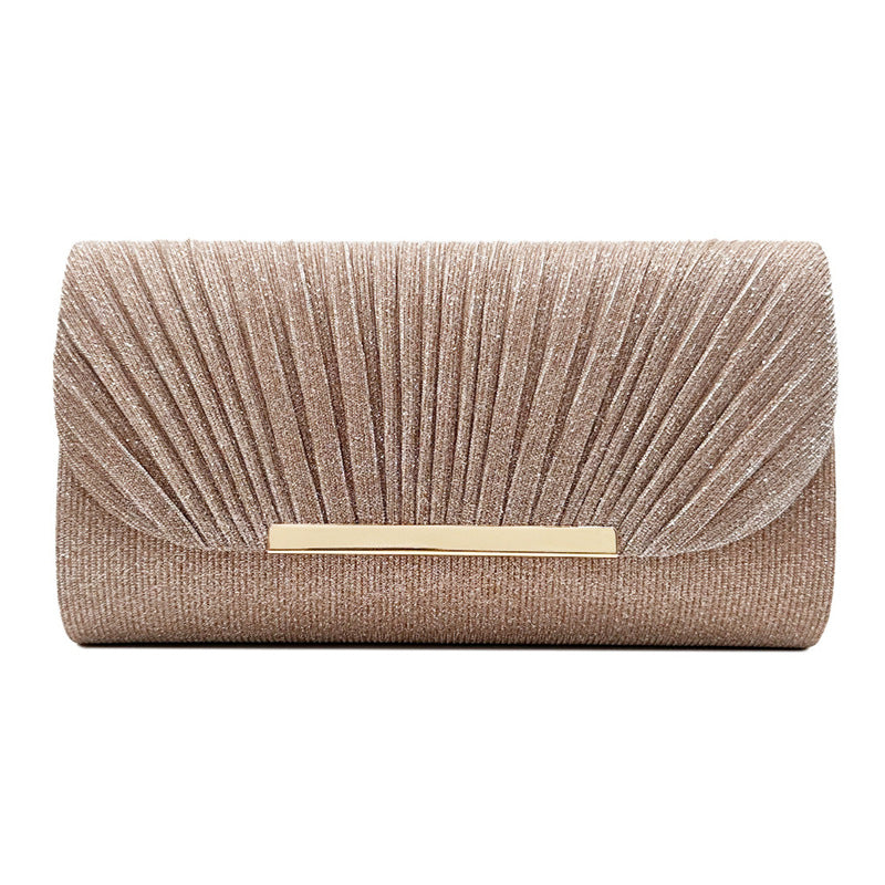 Women's Edge Party Pattern Fine Pink Clutch