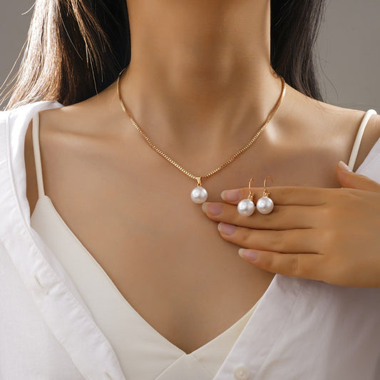Women's High-grade Earrings Jewelry Suit