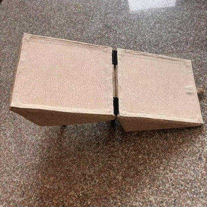 Simple Solid Color Pet Pedal Split Footstool