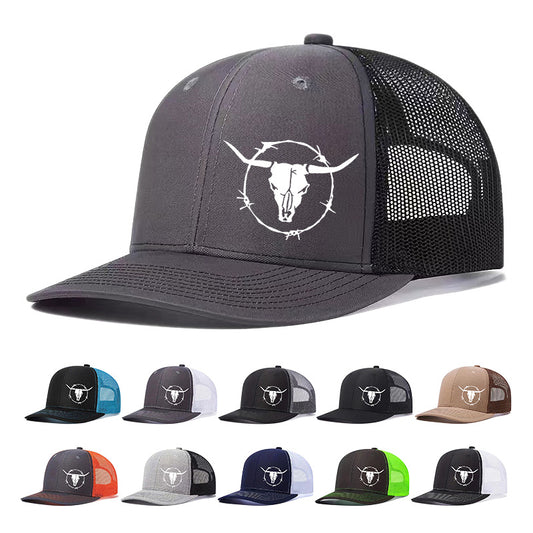 Outdoor Sports Cow Head Printed Cap
