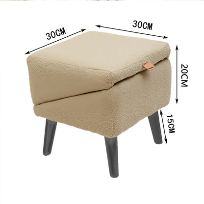 Simple Solid Color Pet Pedal Split Footstool