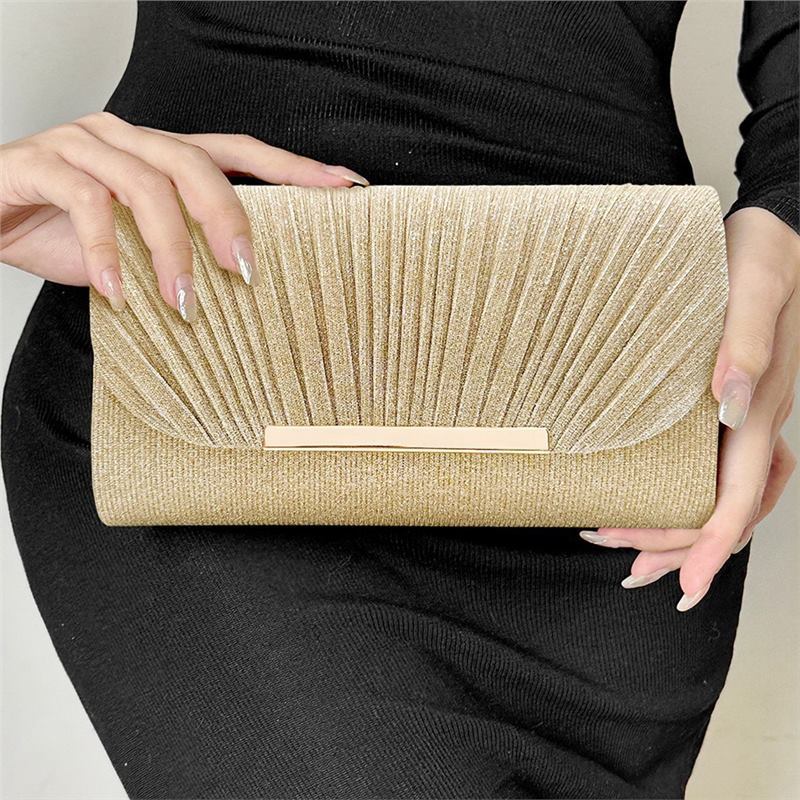 Women's Edge Party Pattern Fine Pink Clutch