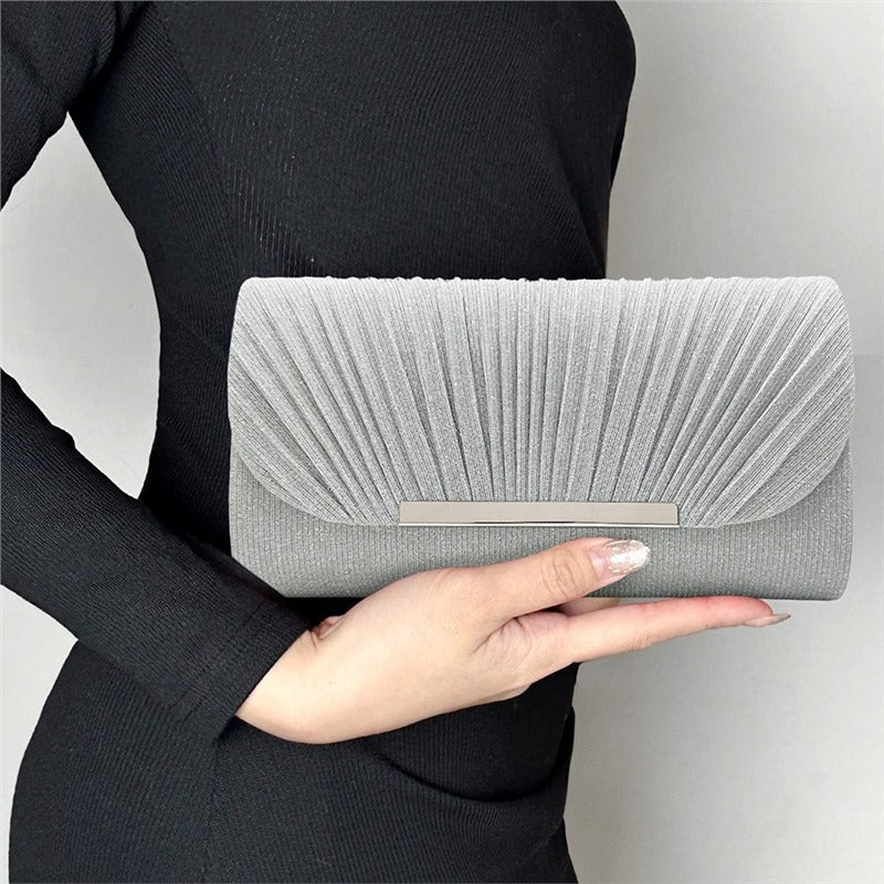 Women's Edge Party Pattern Fine Pink Clutch