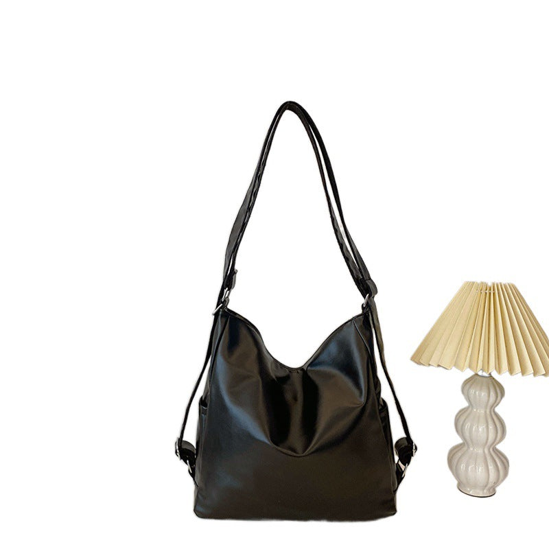 Korean Style Versatile Ins Retro Women's two functional Backpack & Shoulder Bag