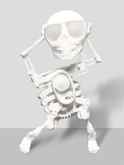 3D Model Mini Skull Customized Funny Dancing Style Lucky Toy