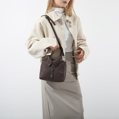 New Cloth Style Simple And Versatile Shoulder Crossbody Handbag