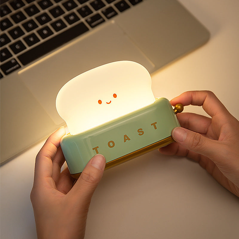 Creative LED USB Charging Dimming Toast Lamp