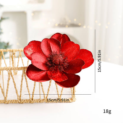 Christmas Tree Flower Ornaments Decorations