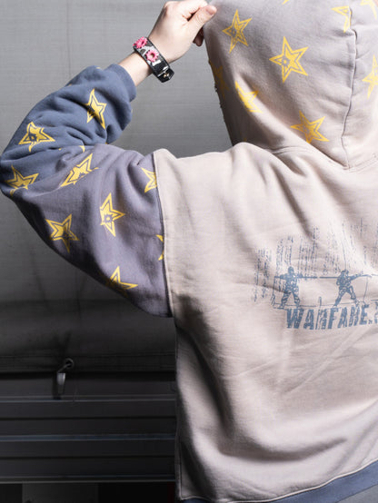BULLET HOLE STAR WASHED HOODIE
