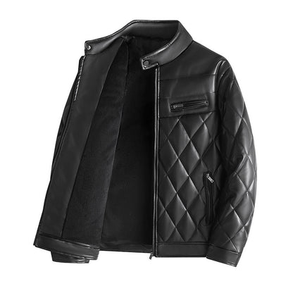 Men's Thick Casual Leather Jacket