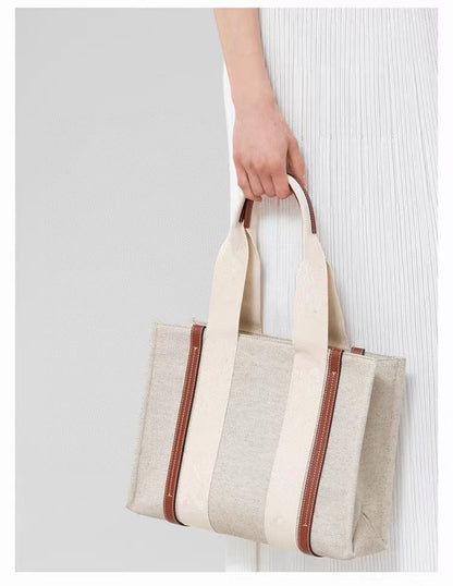 Tote One Shoulder Korean Version Of Large-capacity Canvas  Bag