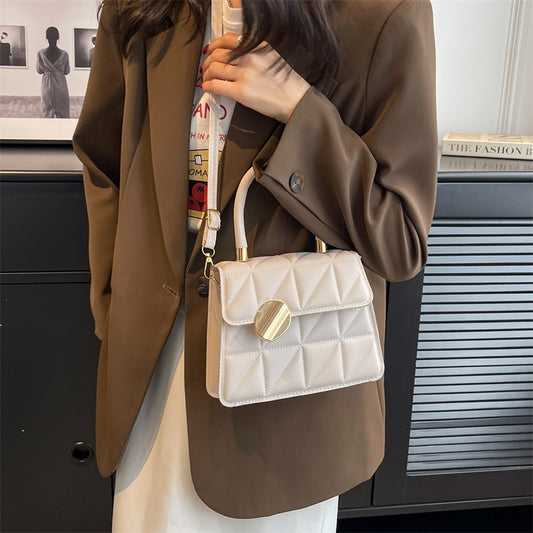 French Minority Design Rhombus Small Handbag