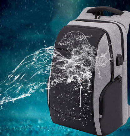 Multifunctional Computer Bag With USB Charging Fashion Backpack