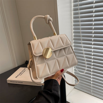 French Minority Design Rhombus Small Handbag