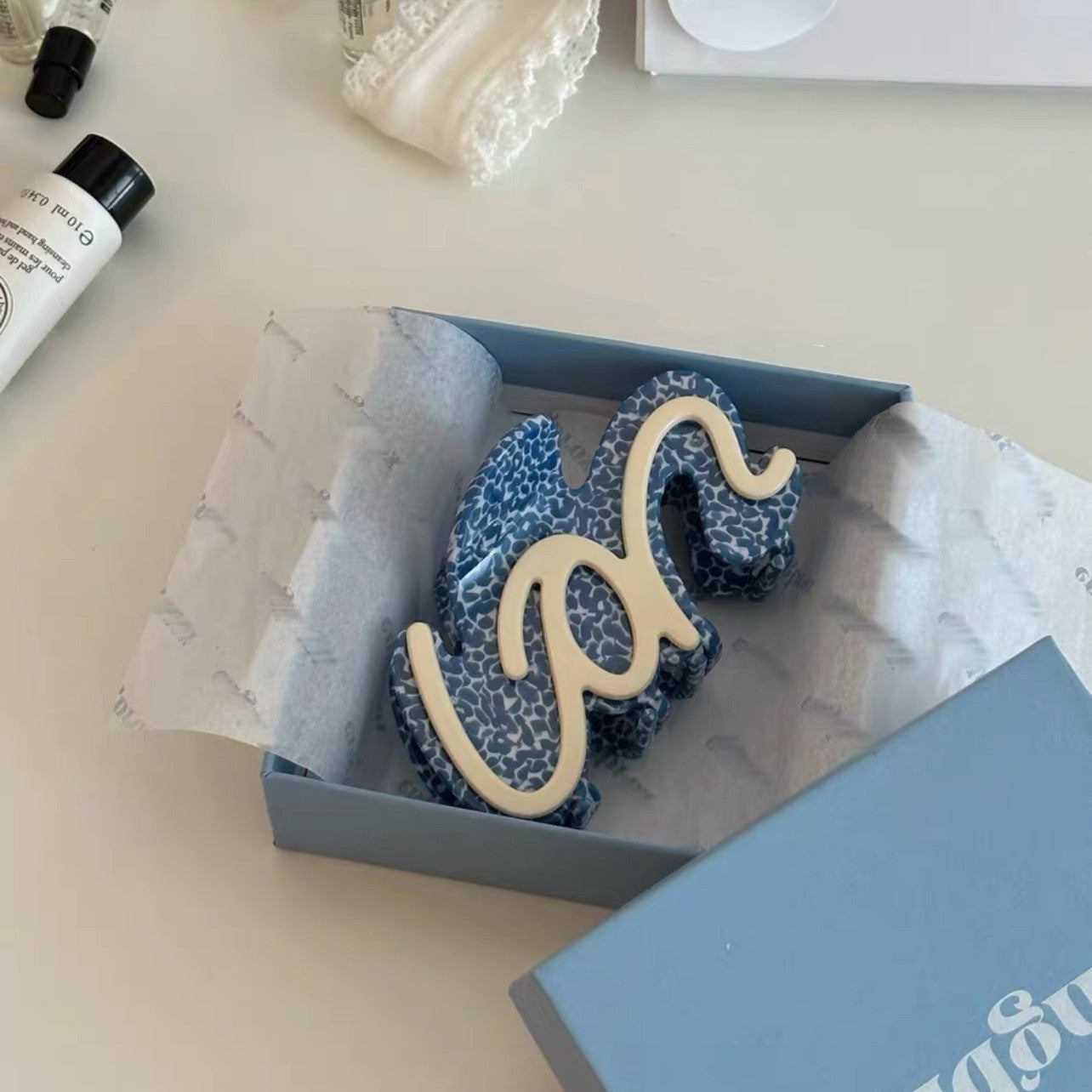 New Candy Color Checkerboard Acetate Hair Claw